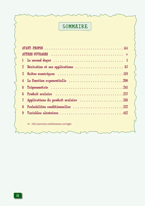 Cours et exercices corrigés de mathématiques en PDF, 1ère Spé Maths