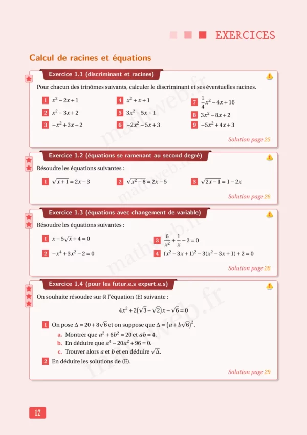 Cours et exercices corrigés de mathématiques en PDF, 1ère Spé Maths