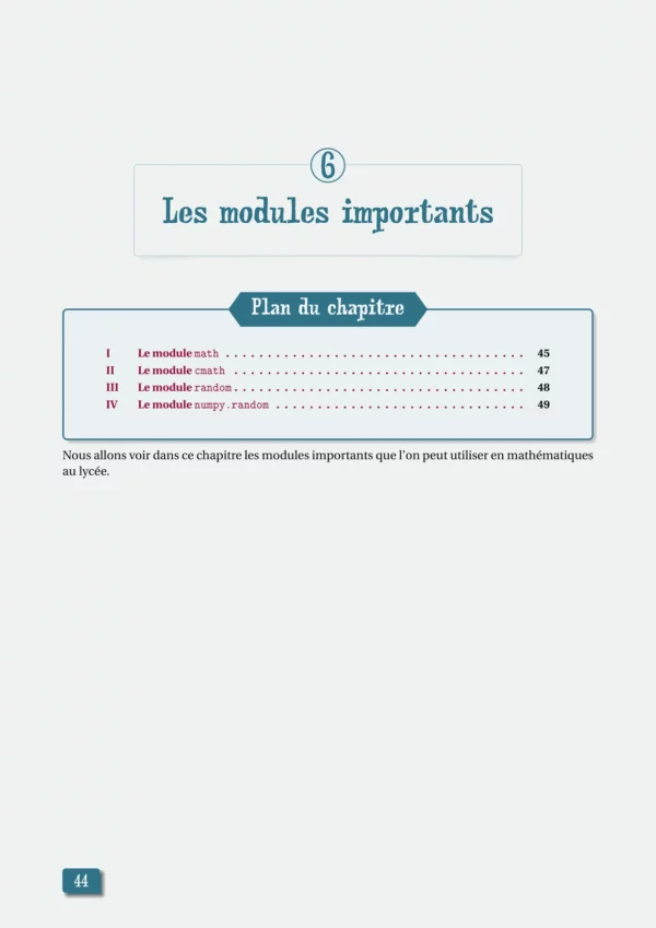 Python appliqué aux mathématiques en Lycée