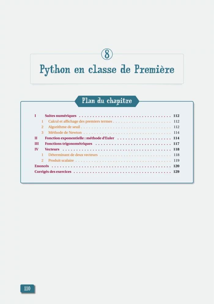 Python appliqué aux mathématiques en Lycée
