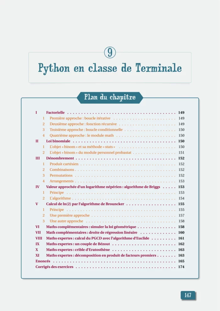 Python appliqué aux mathématiques en Lycée