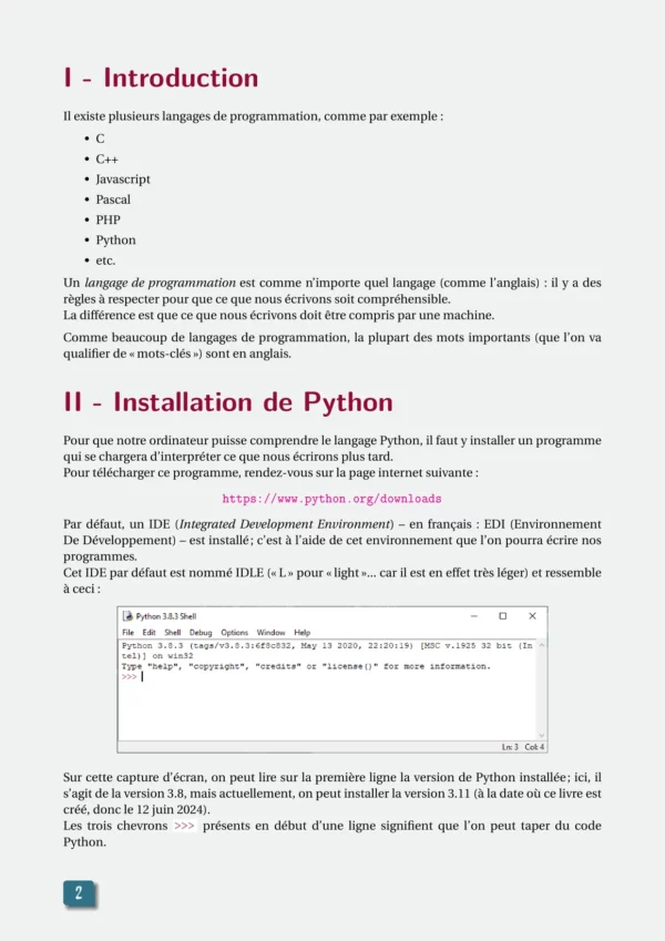 Python appliqué aux mathématiques en Lycée