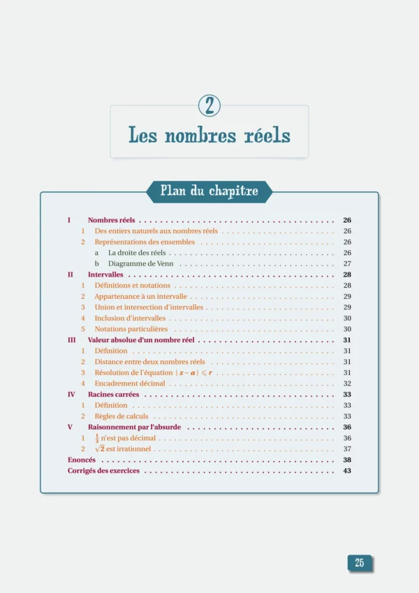 Cours et exercices corrigés de mathématiques en PDF, Seconde générale