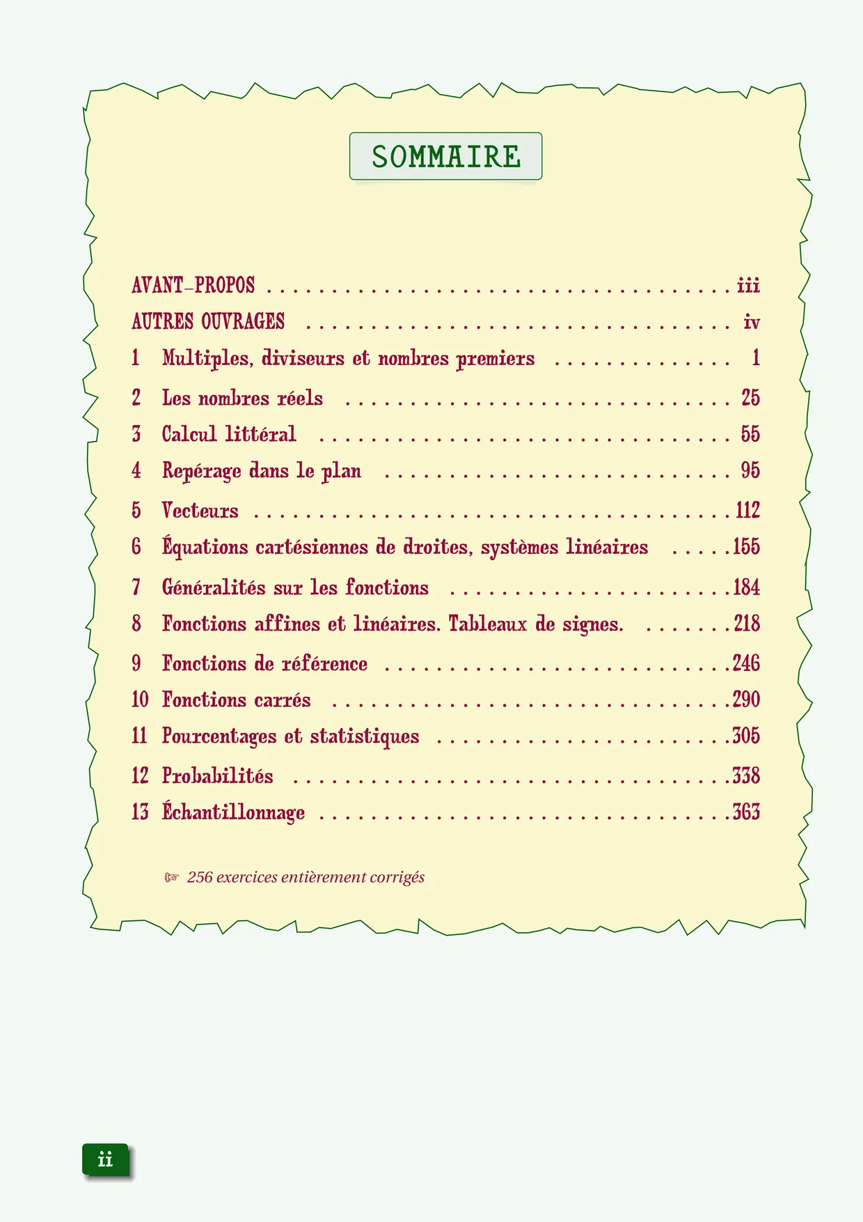 Cours et exercices corrigés de mathématiques en PDF, Seconde générale