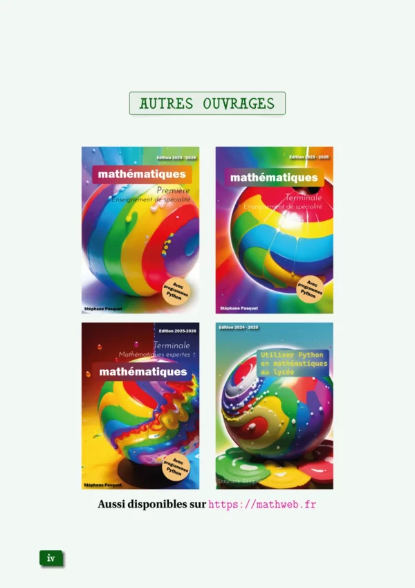 Cours et exercices corrigés de mathématiques en PDF, Seconde générale