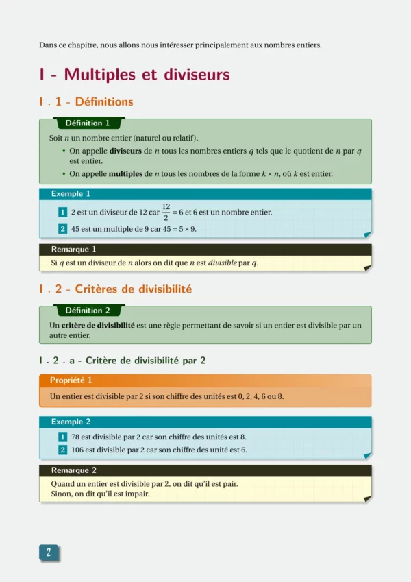 Cours et exercices corrigés de mathématiques en PDF, Seconde générale