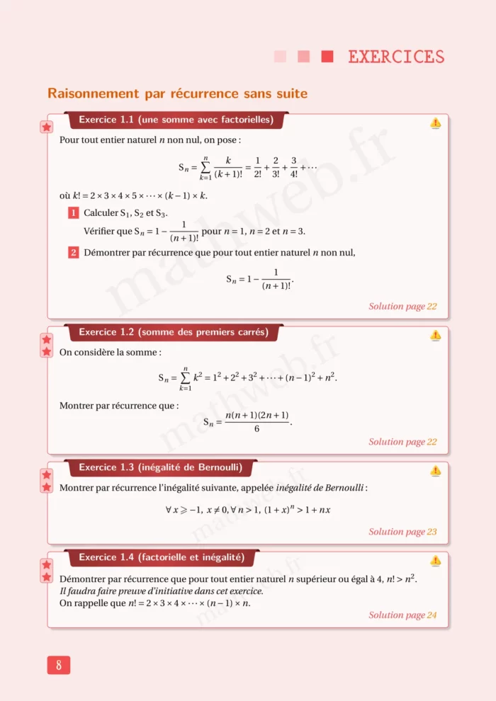 Cours et exercices corrigés de mathématiques en PDF, Terminale spé