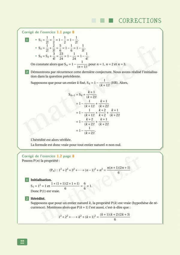Cours et exercices corrigés de mathématiques en PDF, Terminale spé