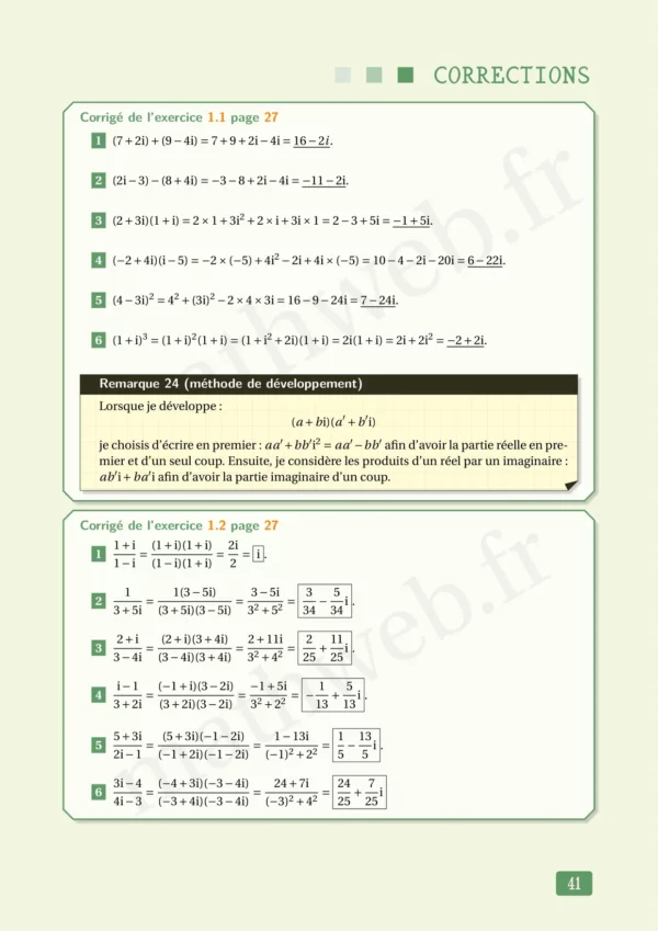 Cours et exercices corrigés de mathématiques en PDF, Terminale maths expertes