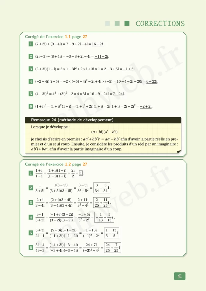 Cours et exercices corrigés de mathématiques en PDF, Terminale maths expertes