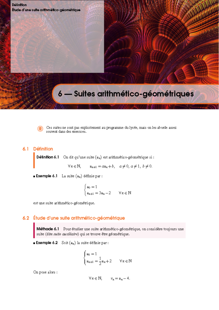 Comprendre les suites au lycée 2025
