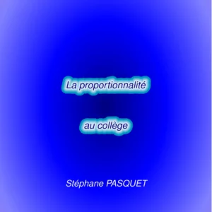 PROPORTIONNALITE COLLEGE