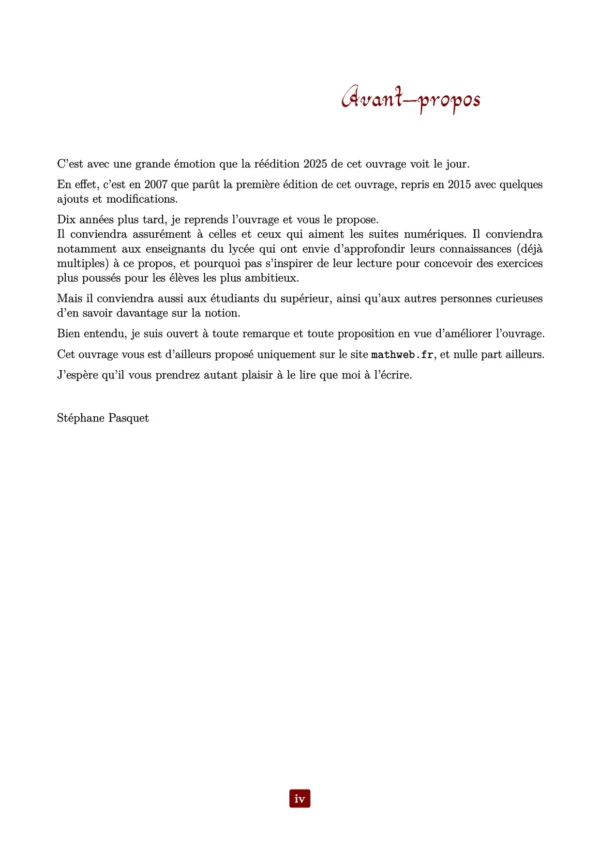 Ainsi de suite 2025