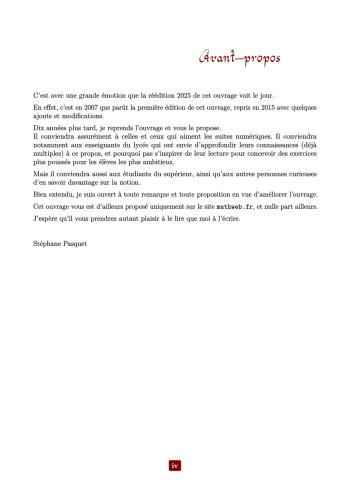 Ainsi de suite 2025