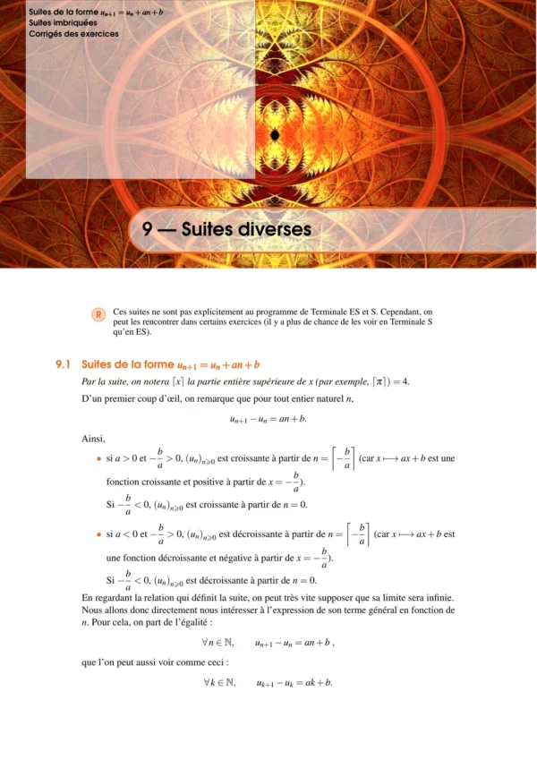 Comprendre les suites au lycée 2025