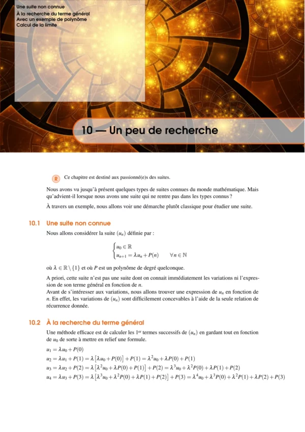 Comprendre les suites au lycée 2025