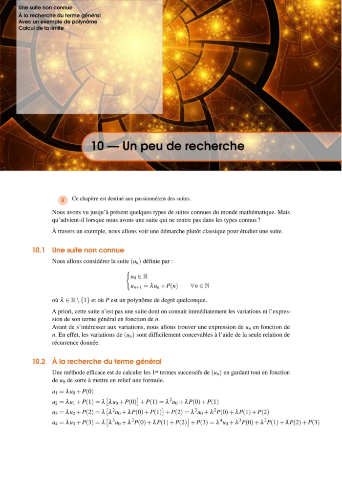 Comprendre les suites au lycée 2025