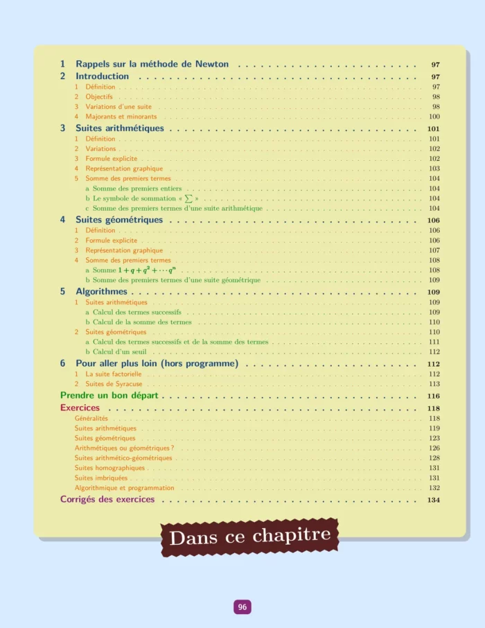 1ere-spe-10 Cours et exercices corrigés de mathématiques en PDF, 1ère Spé Maths