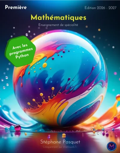 couverture_premiere cours exercices corrigés math première spécialité
