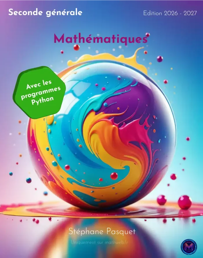 couverture_seconde cours exercice corrigés maths seconde générale