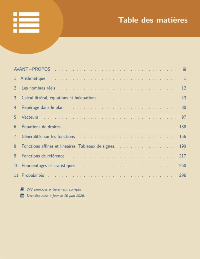 seconde-1 Cours et exercices corrigés de mathématiques en PDF, Seconde générale