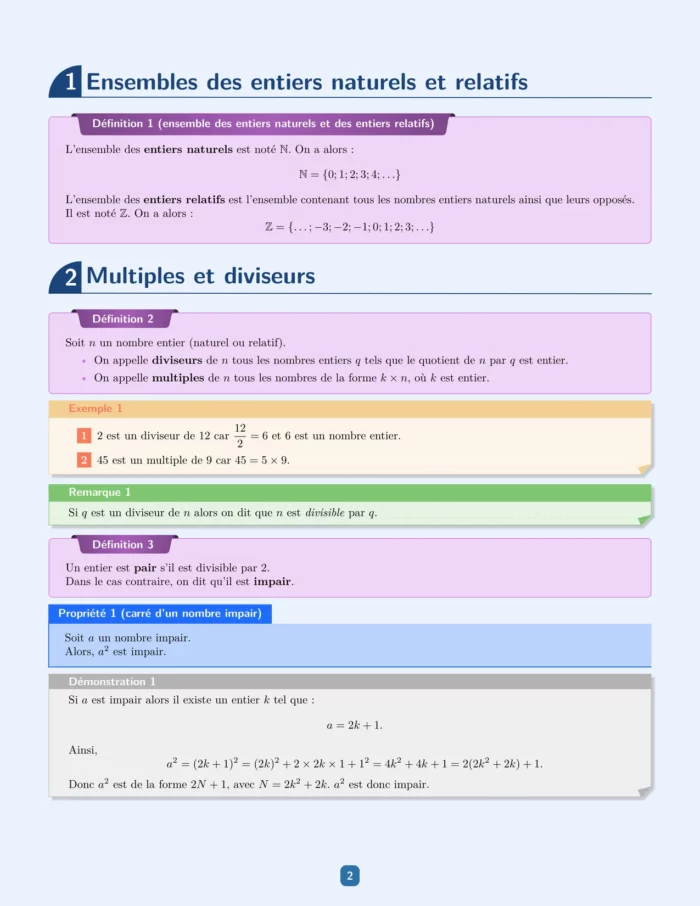 seconde-4 Cours et exercices corrigés de mathématiques en PDF, Seconde générale