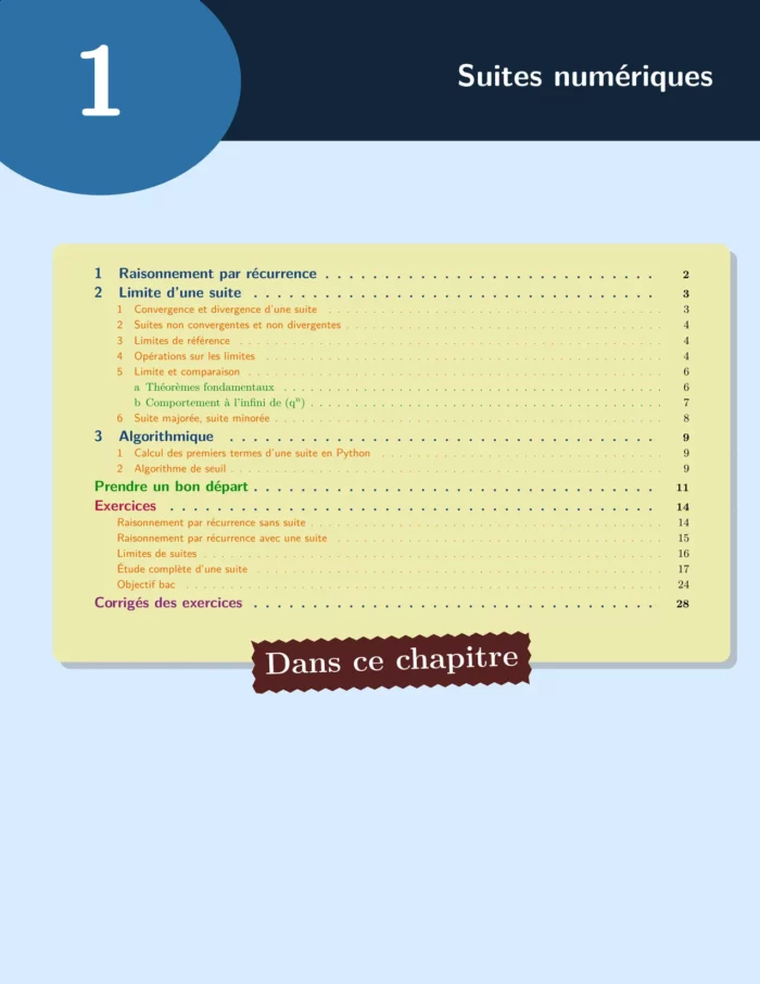 Cours et exercices corrigés de mathématiques en PDF, Terminale spé