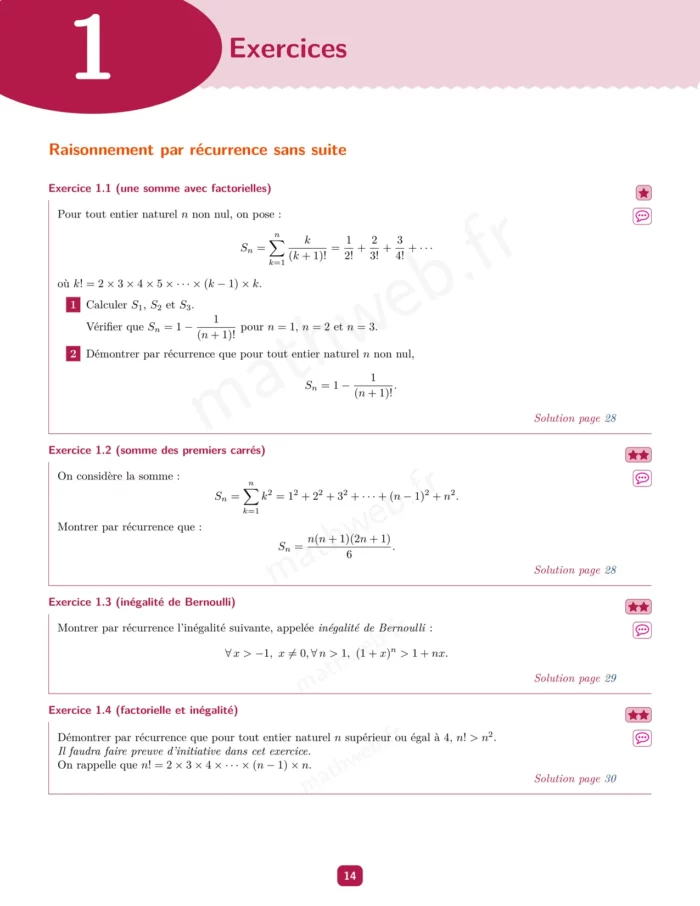 Cours et exercices corrigés de mathématiques en PDF, Terminale spé