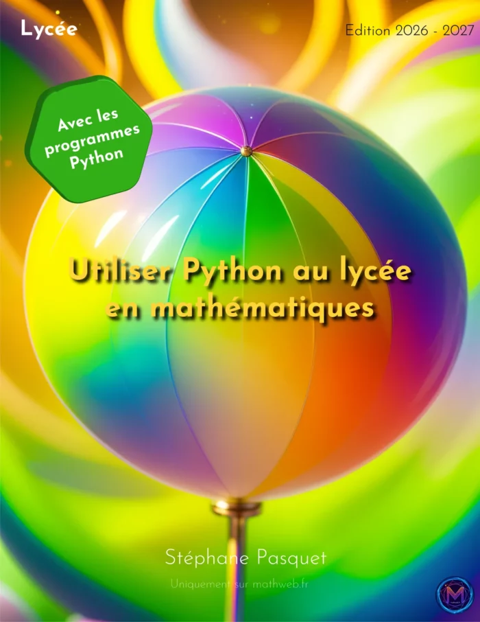 python-1 Python appliqué aux mathématiques en Lycée